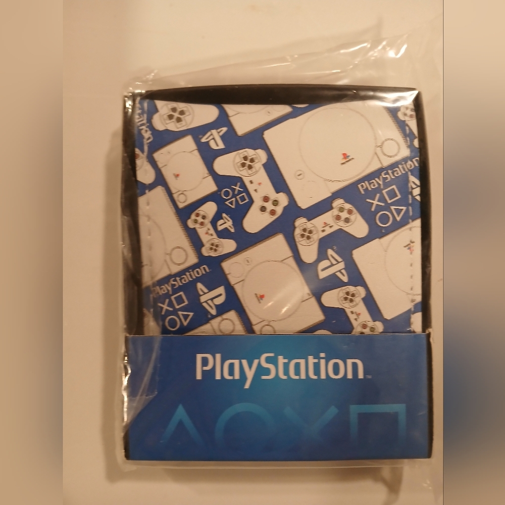 Bioworld Blue and White PlayStation Wallet